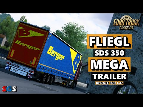 |ETS2 1.47| Fliegl SDS 350 Mega Trailer [UPDATE For 1.47]