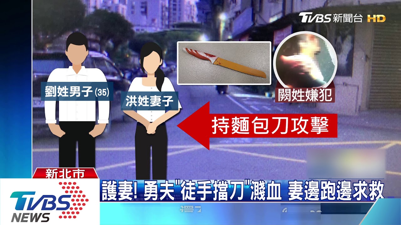 吸膠錯認是仇人! 男持麵包刀砍晨運夫妻