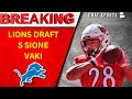BREAKING: Lions Draft Sione Vaki, S, In Trade With Eagles | 2024 NFL Draft