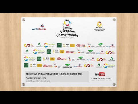 Presentación Campeonato de Europa de Boccia 2021