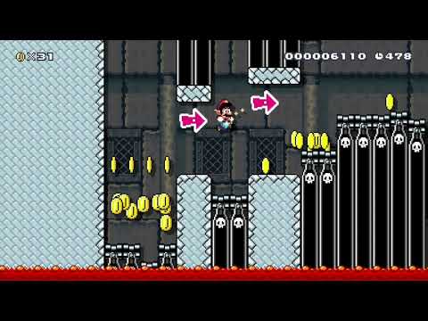 キャノンアバランチ(Cannon avalanche) by ひろし 🍄 Super Mario Maker #akm