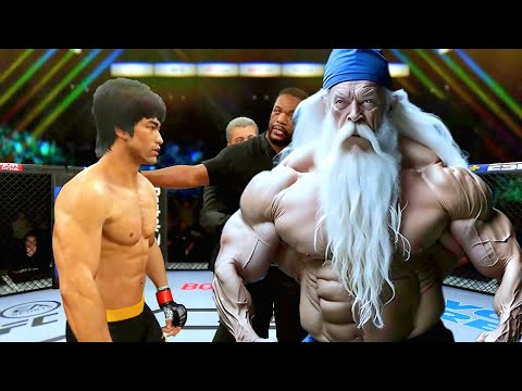 PS5 | Bruce Lee vs. Old Giant Pamped (EA Sports UFC 4)