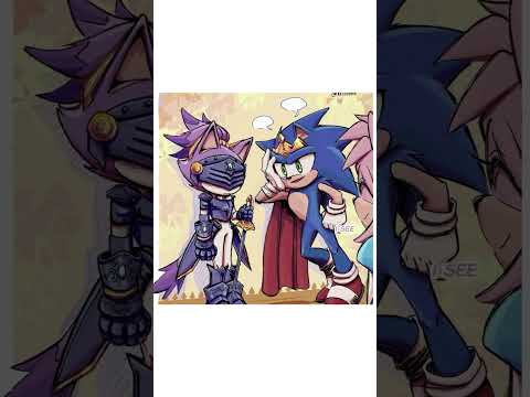 King Sonic's Perfect Bride💜(SONAZE COMIC DUB) #sonaze #sonicthehedgehog #comicdub #shorts