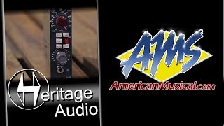 Video thumbnail for Heritage Audio 73JR Overview - Heritage Audio 73Jr 500 Series Microphone Preamp by American Musical Supply