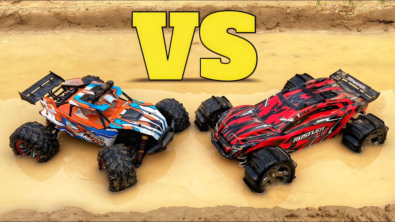 XLF X05 A RC Car vs Traxxas Rustler 4x4 | Remote Control Car | Traxxas RC Cars