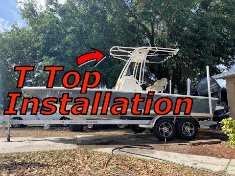 How to install a T Top on a Key West Bay Reef | How to Install a T-top
