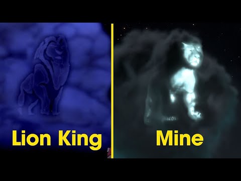 I remade The Lion King- Mufasa's Ghost in Blender