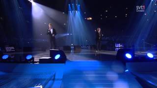 Tommy Körberg & Danny Saucedo - I Can See Myself In You (Live, invigningen Friends Arena 2012) HD