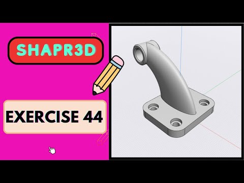 Shapr3d Tutorial for beginners Exercise 44 (Using the Loft tool)