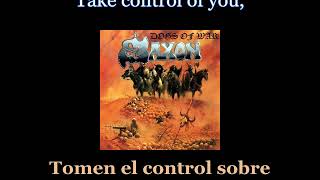 Saxon - Hold On - Lyrics / Subtitulos en español (Nwobhm) Traducida