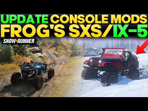 New Console Mods Update Frog's SXS/IX-5 in in SnowRunner You Need to Know