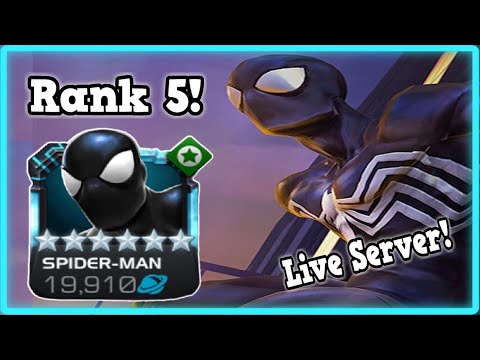 Rank 5 Symbiote Spider-Man Rank Up and Gameplay! | Marvel Contest of Champions