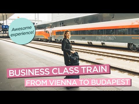 ウィーン発ブダペスト行きビジネスクラス列車体験 (Business Class Train Experience from Vienna to Budapest)