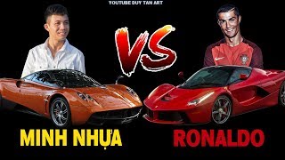 Ronaldo CR7 vs Minh Nhựa Đọ Siêu Xe , Ai Hơn Ai