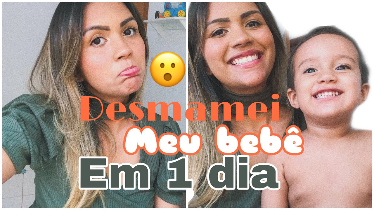 Desmamei meu bebê (1 ano e 8 meses)