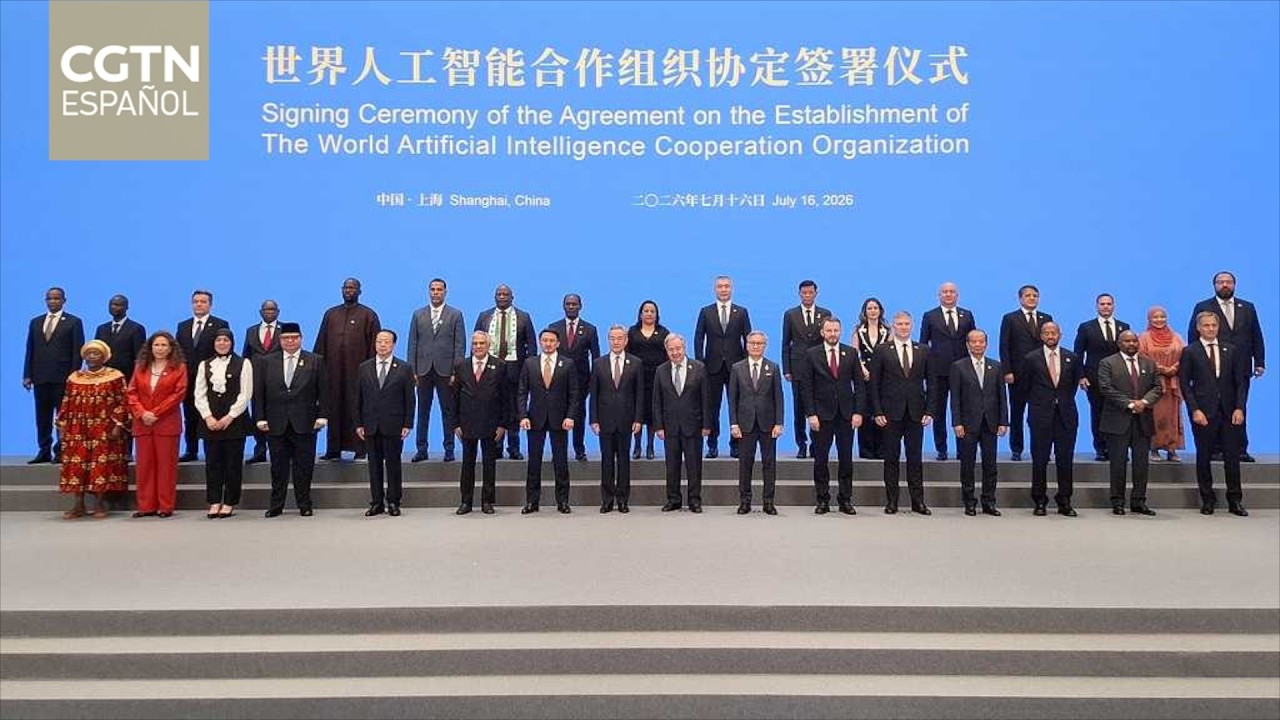 Firman 29 países acuerdo de establecimiento de Organización Mundial de Cooperación en IA