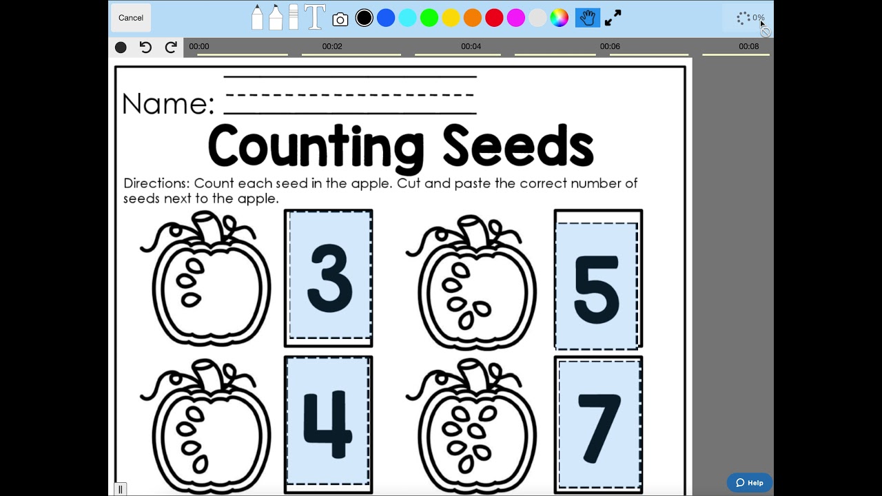 Cut and Paste Worksheets