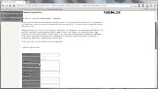 Food Lion Application Online Video