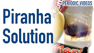 Piranha Solution Eats Stuff