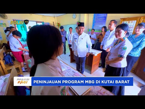 KAPOLRES KUTAI BARAT DAMPINGI BUPATI KUTAI BARAT KUNJUNGI PROGRAM MBG DI SEKOLAH