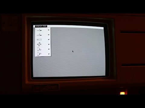 Apple Lisa 1 demo of the new bootloader_hd hard drive bootloader and lisa_io library
