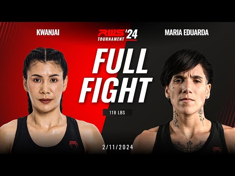 Full Fight l Kwanjai Kwanjai Muay Thai Gym vs Maria Eduarda Kamnan Chet Muangchon I RWS