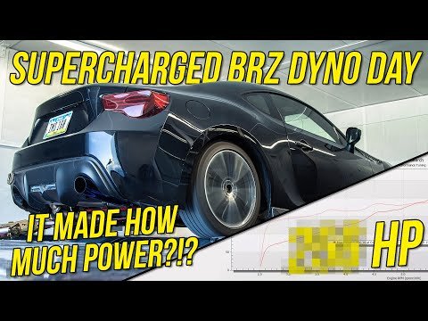HKS Supercharged BRZ Finally goes back on the Dyno!
