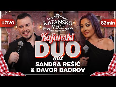 SANDRA RESIC & DAVOR BADROV - KAFANSKI DUO MIX 82MIN | UZIVO | (ORK ANDRIJE JOVANOVIC KUTA) |2023