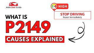 dtc p2149 quickly Fix