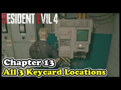 Chapter 13 All 3 Keycard Locations in Resident Evil 4 Remake