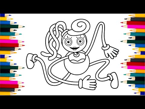 Mommy Long Legs Coloring Pages - How to draw Mommy Long Legs