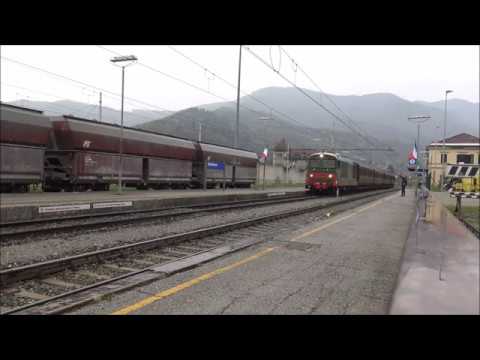 LA PARTENZA DEL TRENO STORICO D.445 -1011 DA ROBILANTE (CN) LUN. 22 - 4 - 2019