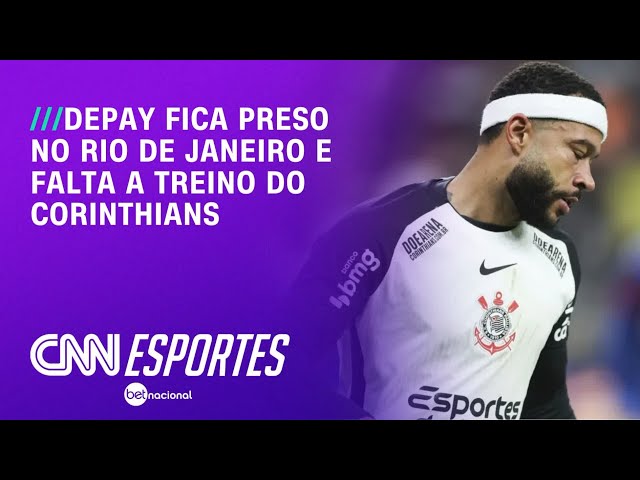 Memphis Depay não consegue deixar RJ e perde treino do Corinthians | CNN NOVO DIA