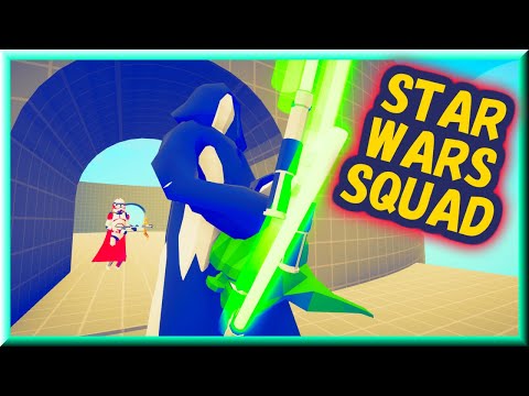 Unbalanced? Star Wars Squad vs Every Faction #1 - TABS Star Wars Mods by Baron Von Games