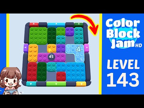 Color Block Jam Level 143 Solution Walkthrough