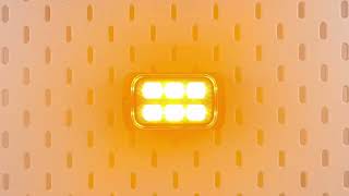 PREDATOR 24x1W LED, 12-24V, oranžový, ECE R65