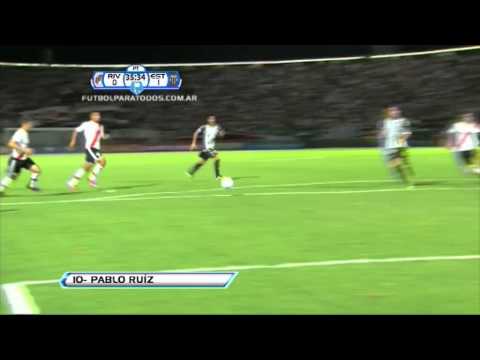 Gol Ruiz. River 0 Estudiantes BA. 1. Copa Argentina 2013. 16avos.