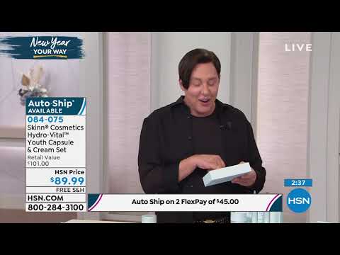 Skinn Cosmetics HydroVital Youth Capsule and Cream Set