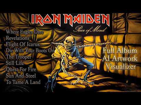 Iron Maiden - Piece of Mind Full Album (1983) | AI Artwork Visualizer