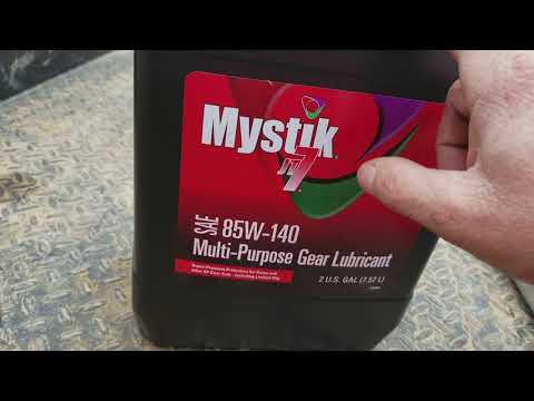 F450 rear Axle gear oil change