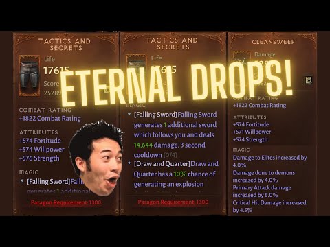 ETERNAL GEAR OP! Effects STACK! NEW 4-magic Attribute Exceptional Items! [Diablo Immortal]