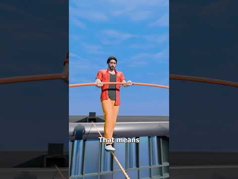 Why Do Tightrope Walkers Hold Long Poles? 🤔