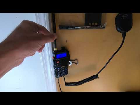 GMRS Baofeng UV-5X / Radioddity UV-5G Radio installed as a Base station