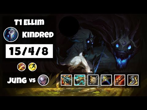Kindred vs Diana T1 Ellim JUNGLE (15/4/8) - v11.8