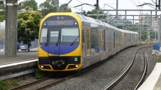 preview picture of video 'Australia Day Trains at Sydney's North Strathfield station, 26 Jan15'