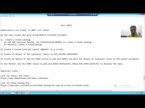 51 - ABAP OOPS - ALV by CL_GUI_ALV_GRID - Creation Part6