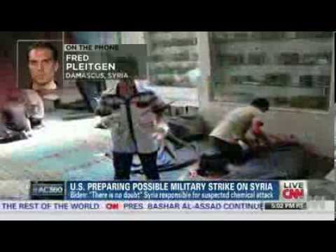 Primele imagini de la locul presupusului atac cu arme chimice din Siria