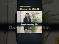 Doctor To IAS UPSC Interview IAS Topper