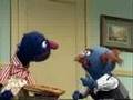 Sesame Street Fat Blue Orders From Speedy Pizza