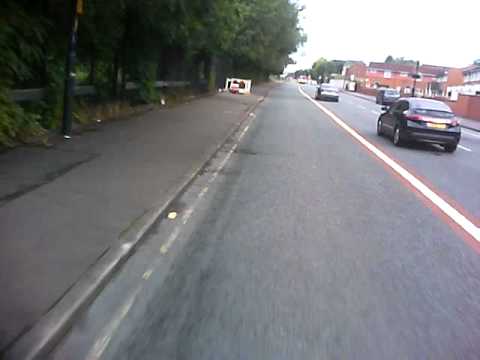 2011-09-08 WN11YPZ close pass speeding bus lane abuser